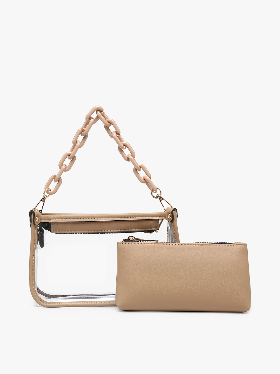 Jessica Clear Stadium Bag - Handbags - - - Azil Boutique