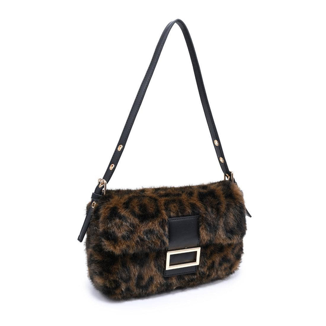 Beverly - Faux Fur Crossbody - Handbags - - - Azil Boutique