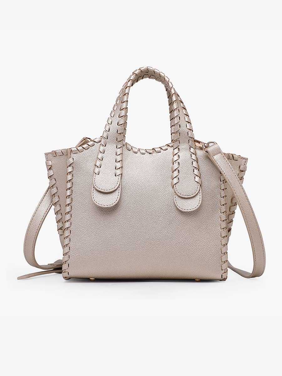 Marla Whipstitch Handbag - Handbags - - - Azil Boutique