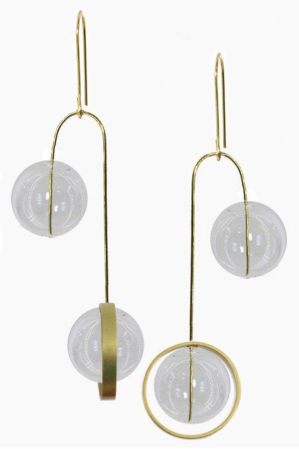 Glass Balance Universe Earrings
