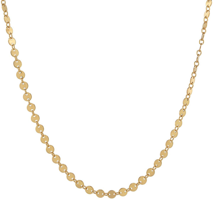 Multi Disc Choker Necklace - Necklaces - Gold - Gold / 14" - Azil Boutique