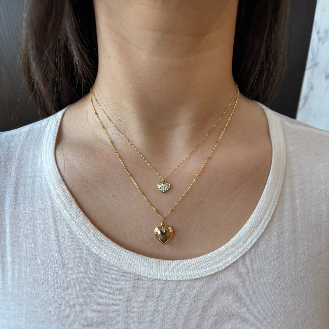 Puffy Heart Necklace