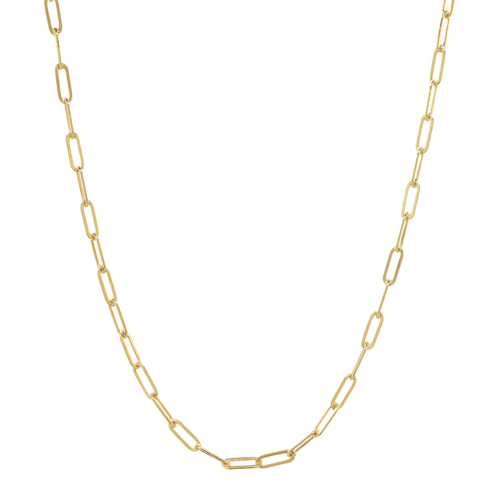 Oval Link Chain Necklace - Necklaces - 14" - 14" / Gold - Azil Boutique