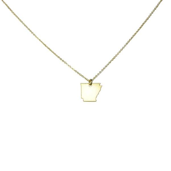 State Necklace - Necklaces - Gold - Gold / AR - Azil Boutique