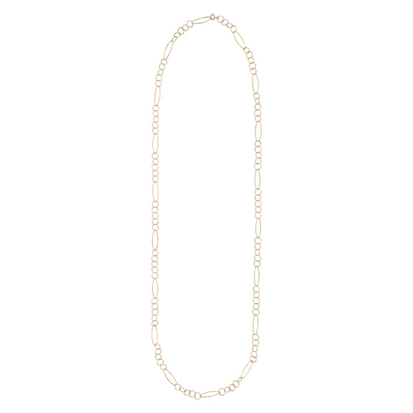 Multi-Interlocking Diamond Cut & Marquise Necklace - Necklaces - Gold - Gold - Azil Boutique