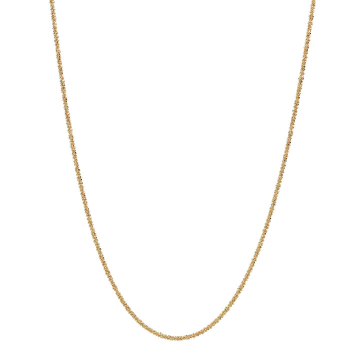 Diamond Cut Rope Chain Necklace - Necklaces - Gold - Gold / 16 Inches - Azil Boutique