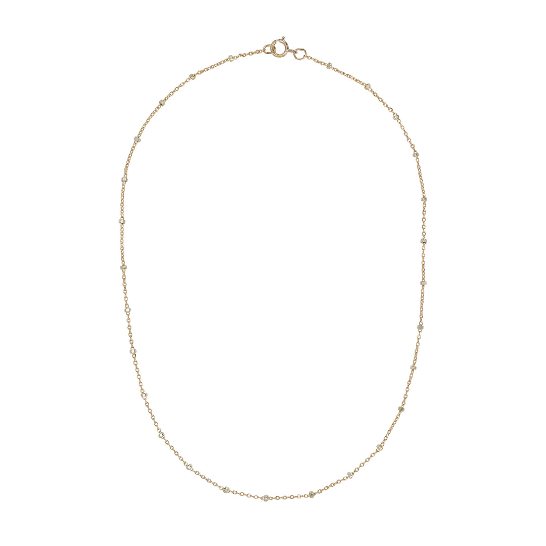 2-Tone Ball Chain Choker Necklace - Necklaces - Gold - Gold / 15" - Azil Boutique