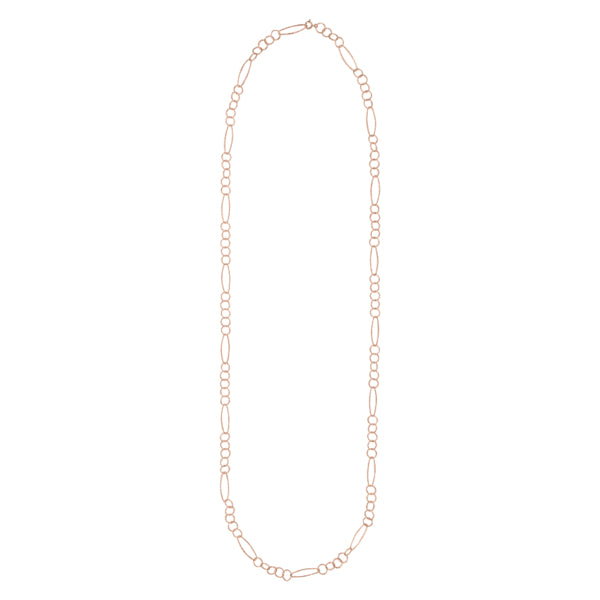 Multi-Interlocking Diamond Cut & Marquise Necklace - Necklaces - Rosegold - Rosegold - Azil Boutique