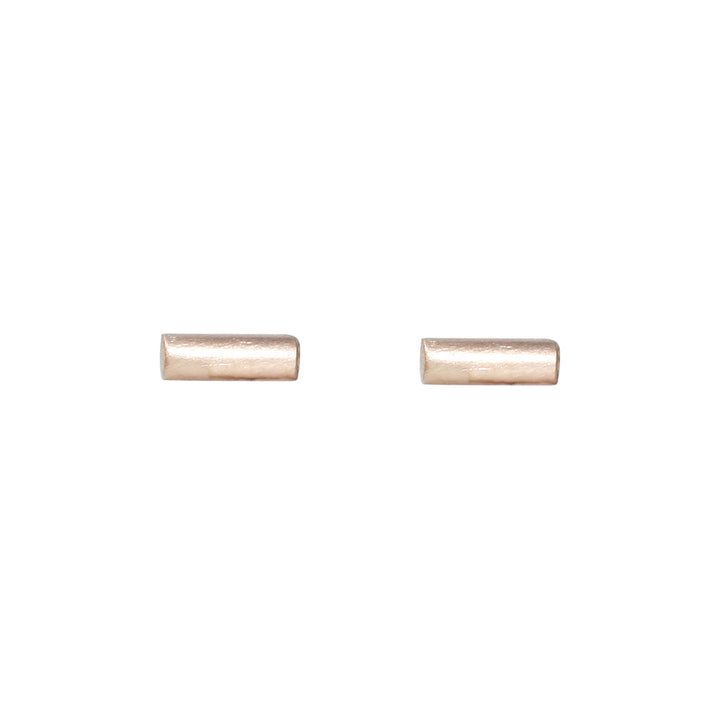 Rounded Bar Studs - Earrings -  -  - Azil Boutique