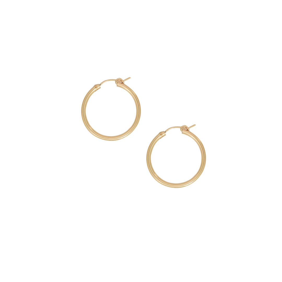 Tube Hoops - Earrings - Gold - Gold / Small - Azil Boutique