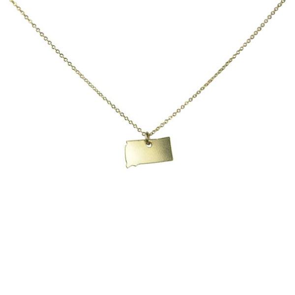 State Necklace - Necklaces - Gold - Gold / SD - Azil Boutique