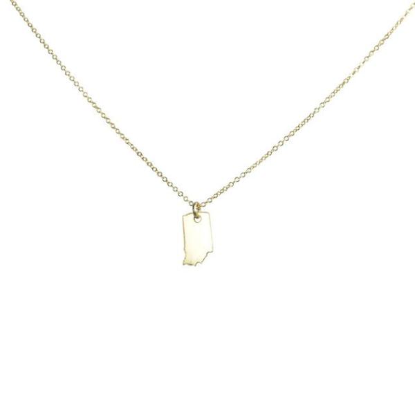 State Necklace - Necklaces - Gold - Gold / IN - Azil Boutique
