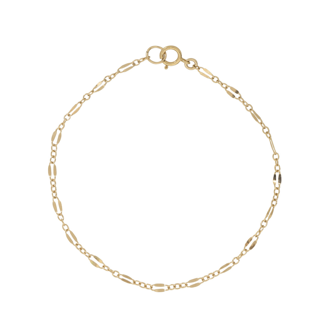 Geometric Cable Chain Bracelet - Bracelets - Gold - Gold / 6 inches - Azil Boutique