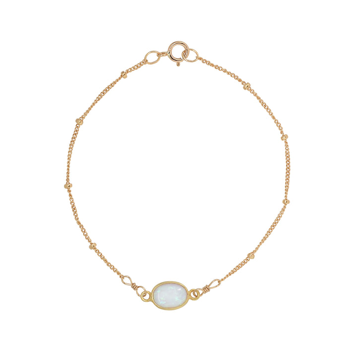 Oval Opal Bracelet - Bracelets -  -  - Azil Boutique