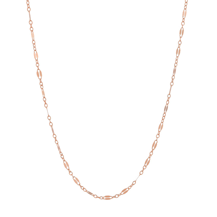 Geometric Cable Chain Necklace - Necklaces - Rosegold - Rosegold / 15'' - Azil Boutique