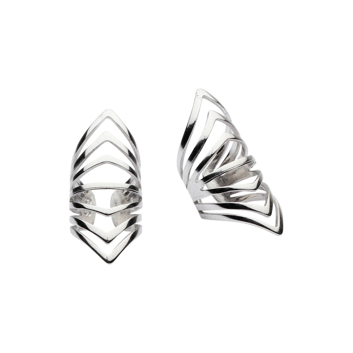 Webbed Ear Cuff - Earrings - Silver - Silver - Azil Boutique