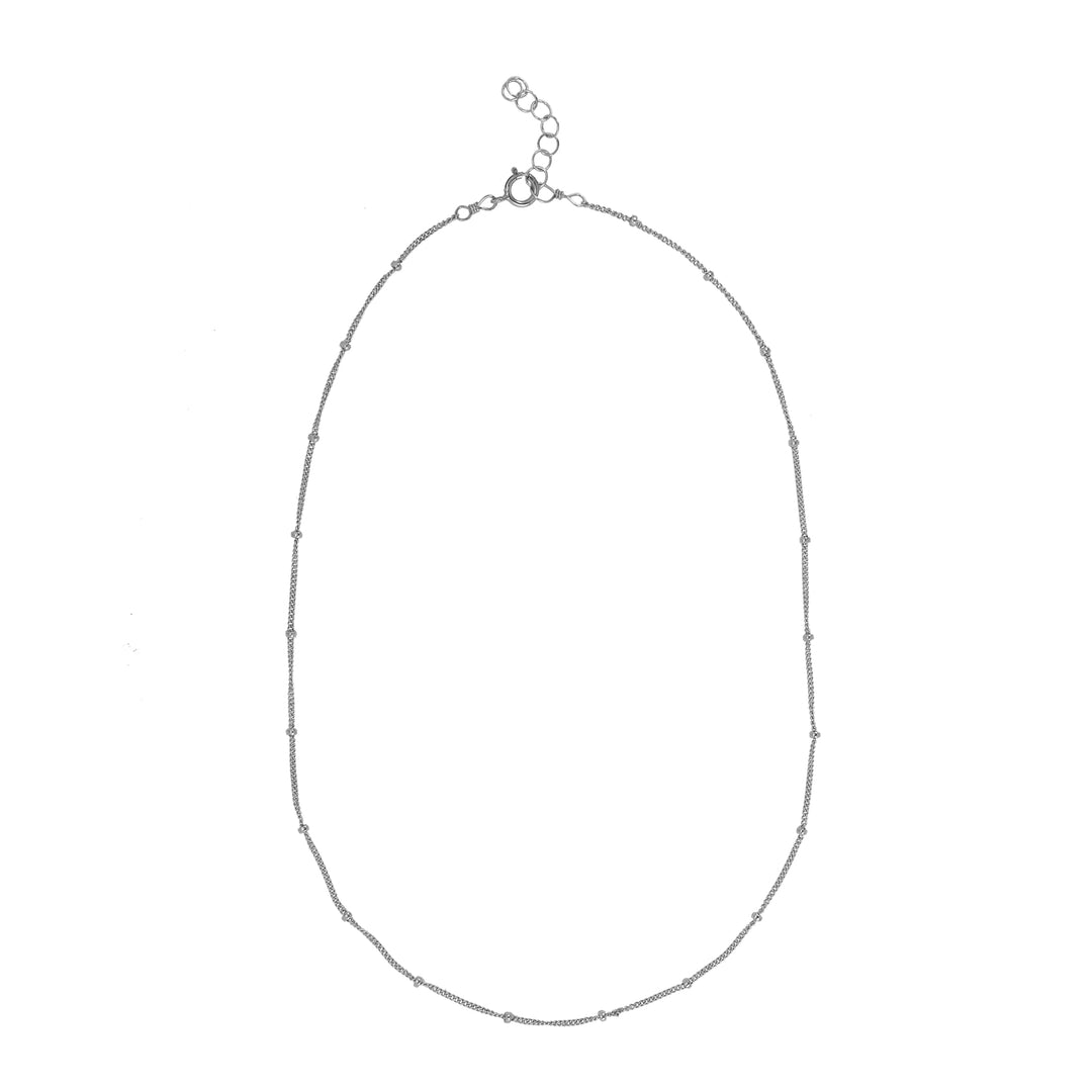 Ball Chain Choker - Necklaces - Silver - Silver / 13" - Azil Boutique