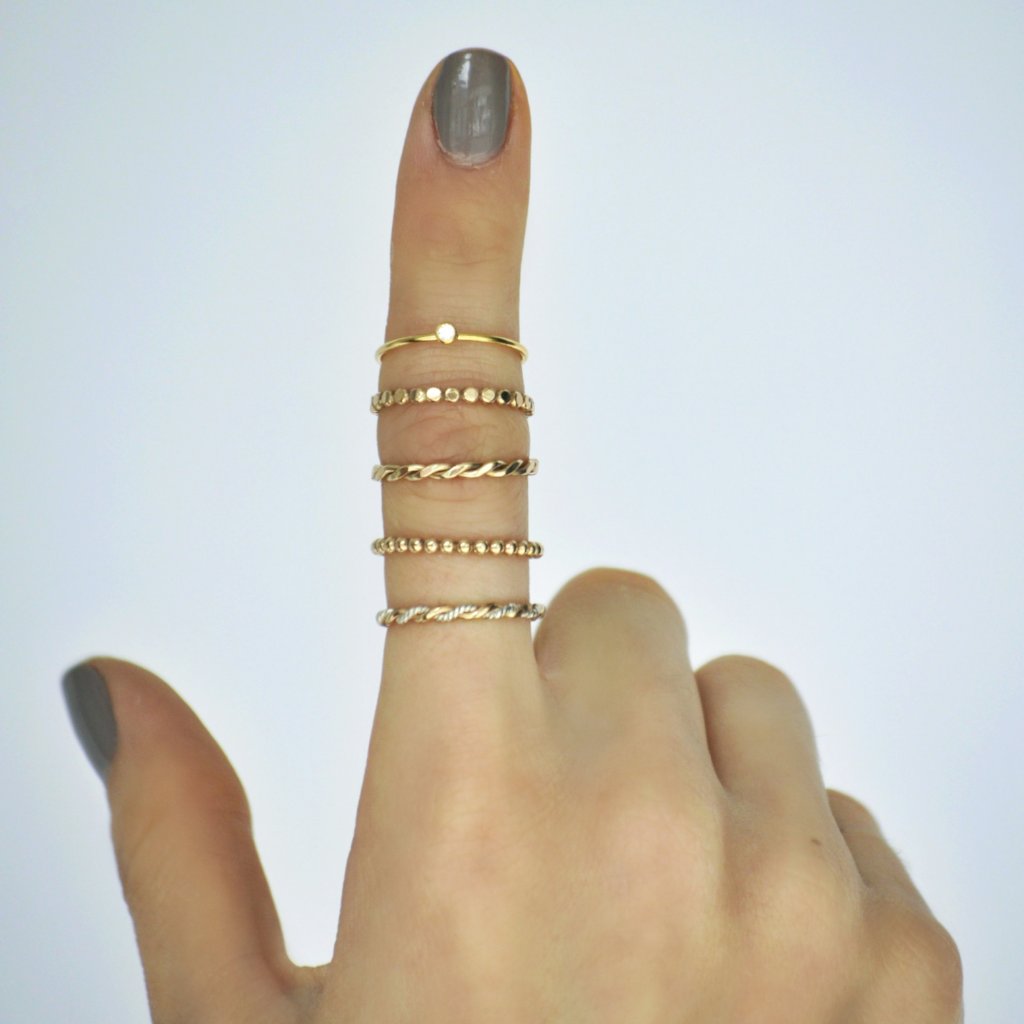 Braided Ring - Rings -  -  - Azil Boutique