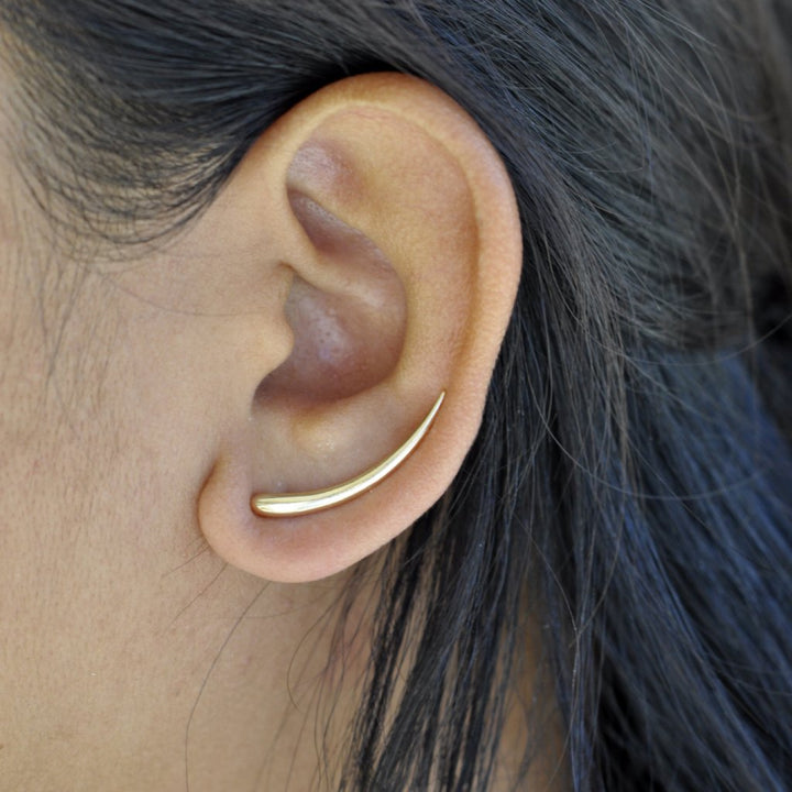 SALE - Curved Ear Crawler - Earrings -  -  - Azil Boutique