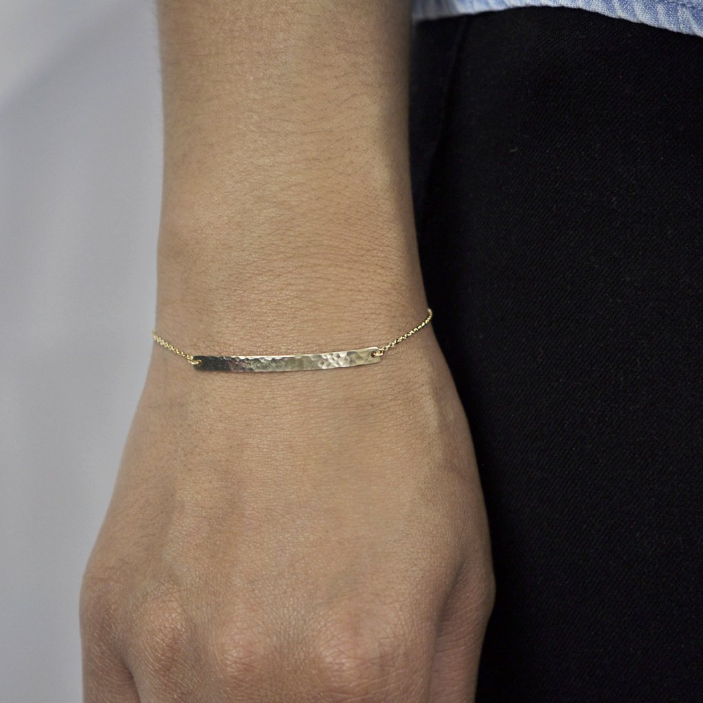 SALE - Long Thin Bar Bracelet - Bracelets -  -  - Azil Boutique