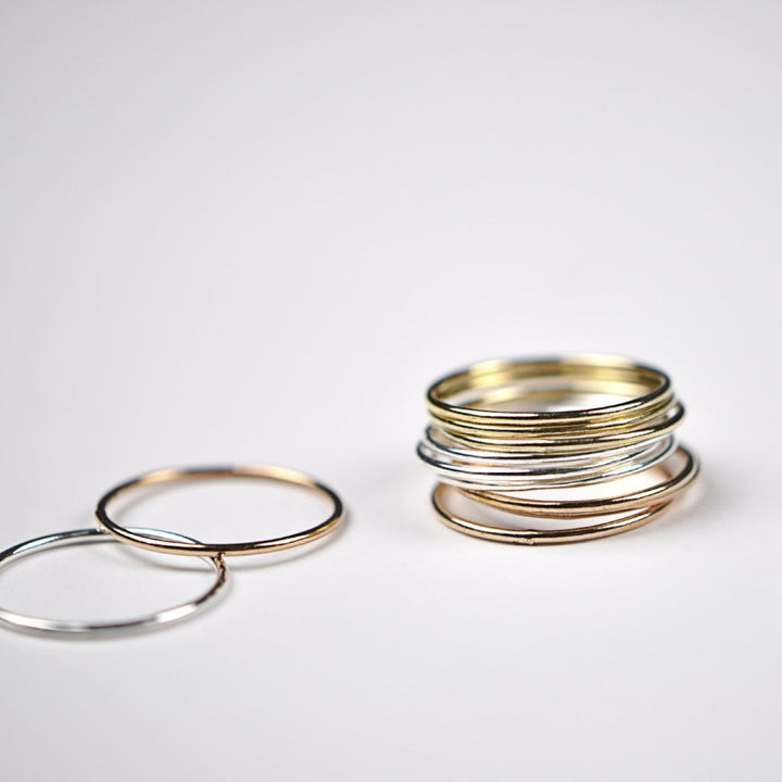 Smooth Stacking Ring - Rings -  -  - Azil Boutique