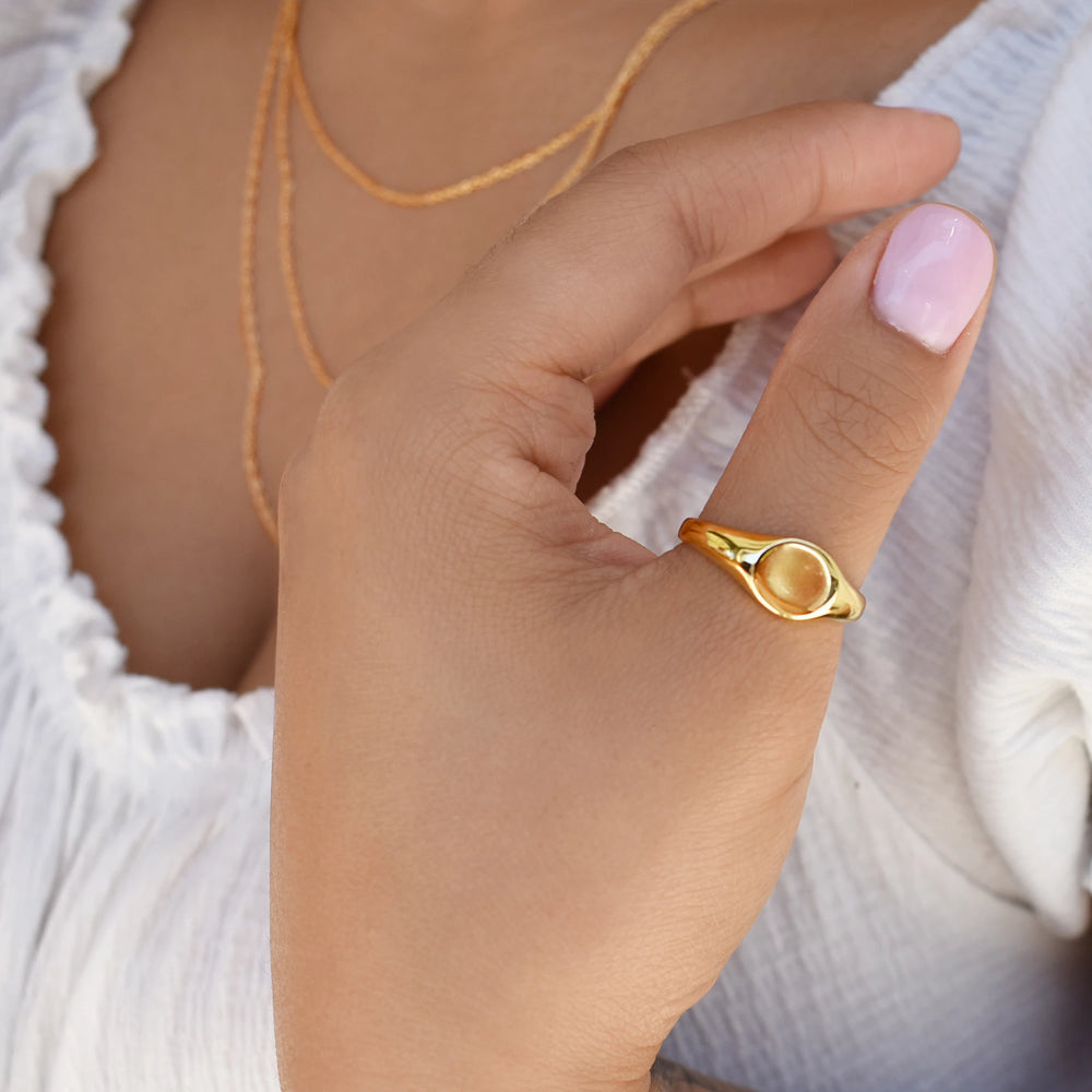 Signet Ring - Rings -  -  - Azil Boutique