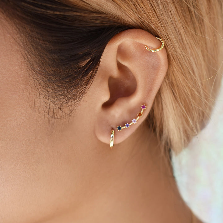 Beaded Ear Cuff - Earrings -  -  - Azil Boutique