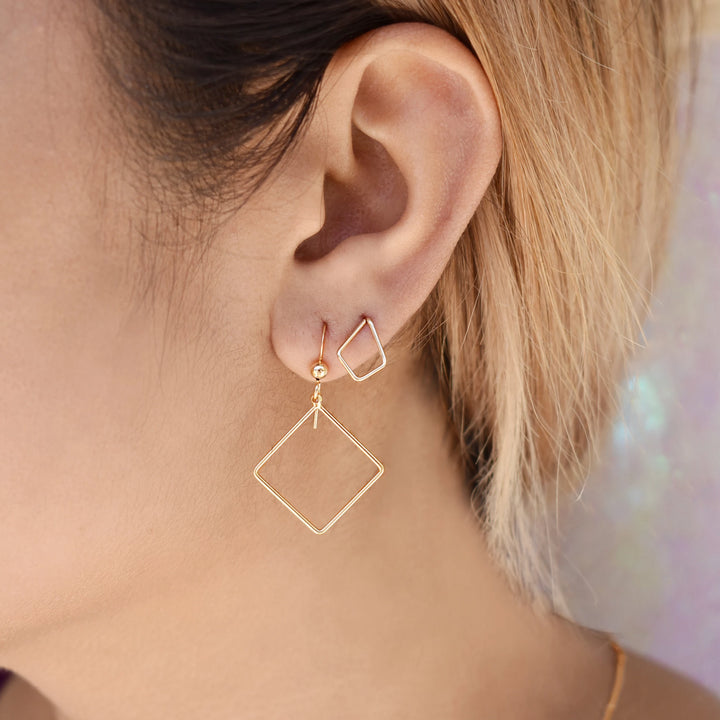 Kite Wire Wrapped Studs - Earrings -  -  - Azil Boutique
