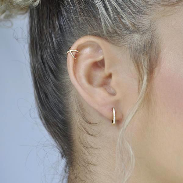 X Ear Cuff - Earrings -  -  - Azil Boutique