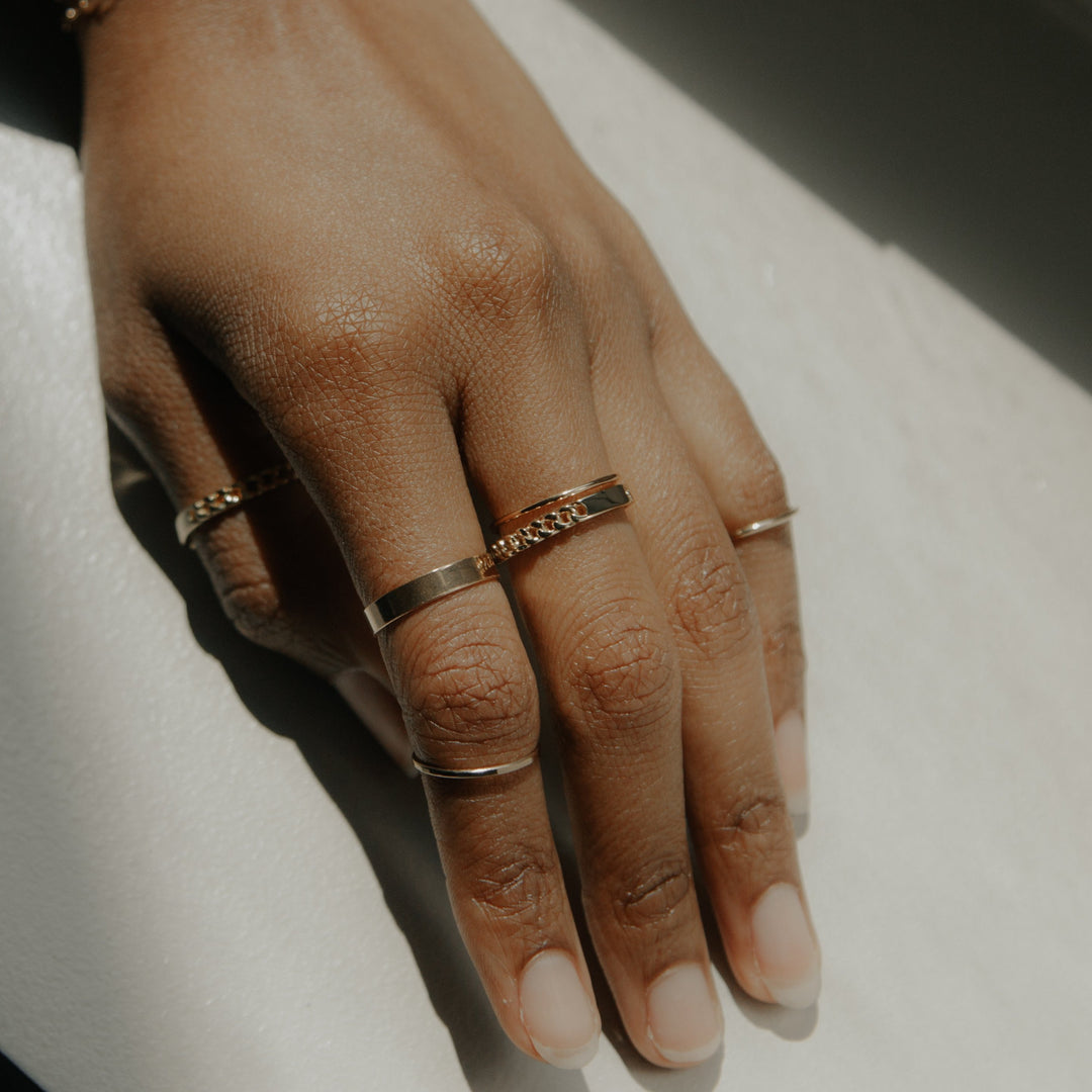 SALE - Bar/Chain Ring - Rings -  -  - Azil Boutique