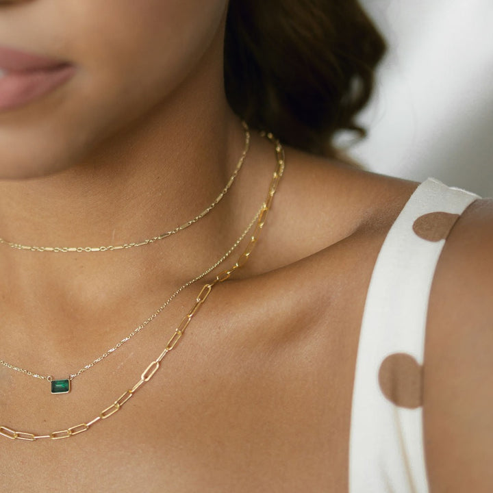 Oval Link Chain Necklace - Necklaces -  -  - Azil Boutique