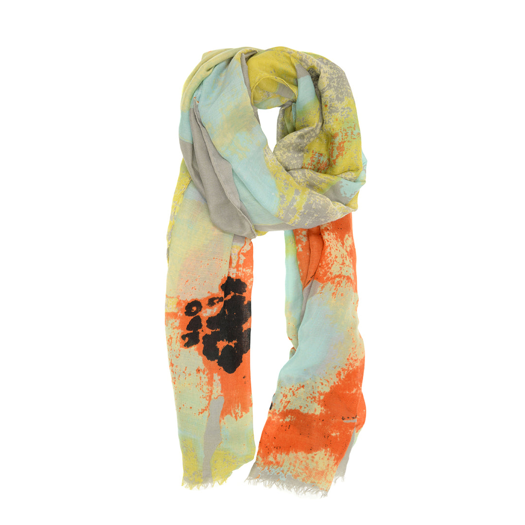 Bright Multi Abstract Scarf - Scarves -  -  - Azil Boutique