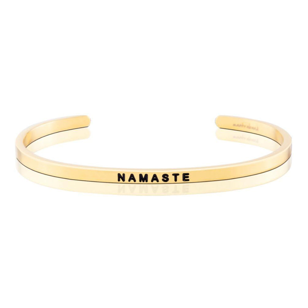 Mantra Bands - Bracelets - Gold - Gold / Namaste - Azil Boutique