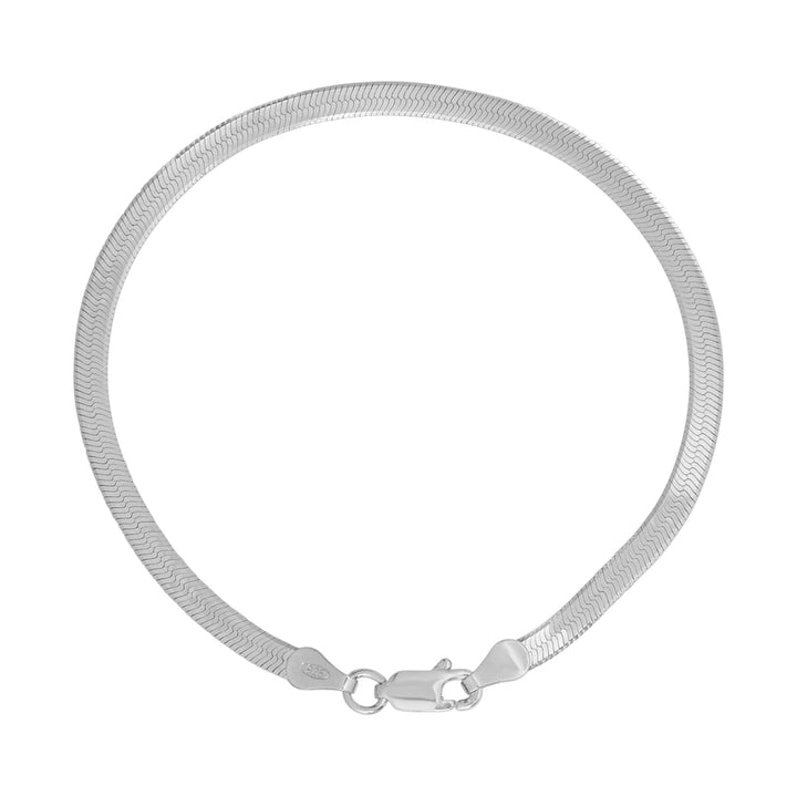 Herringbone Bracelet - Bracelets - 3mm - 3mm / Silver - Azil Boutique