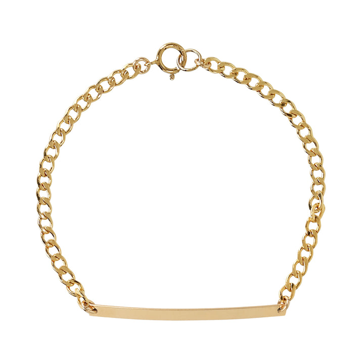 Curb Chain Bar Bracelet - Bracelets -  -  - Azil Boutique