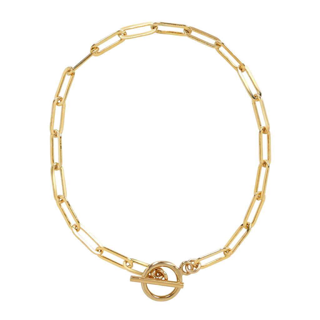 Oval Link Toggle Bracelet - Bracelets -  -  - Azil Boutique