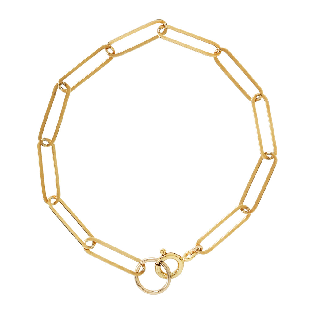 Thin Paperclip Bracelet - Bracelets -  -  - Azil Boutique