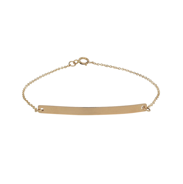 SALE - Long Thin Bar Bracelet - Bracelets - Smooth - Smooth / Gold - Azil Boutique
