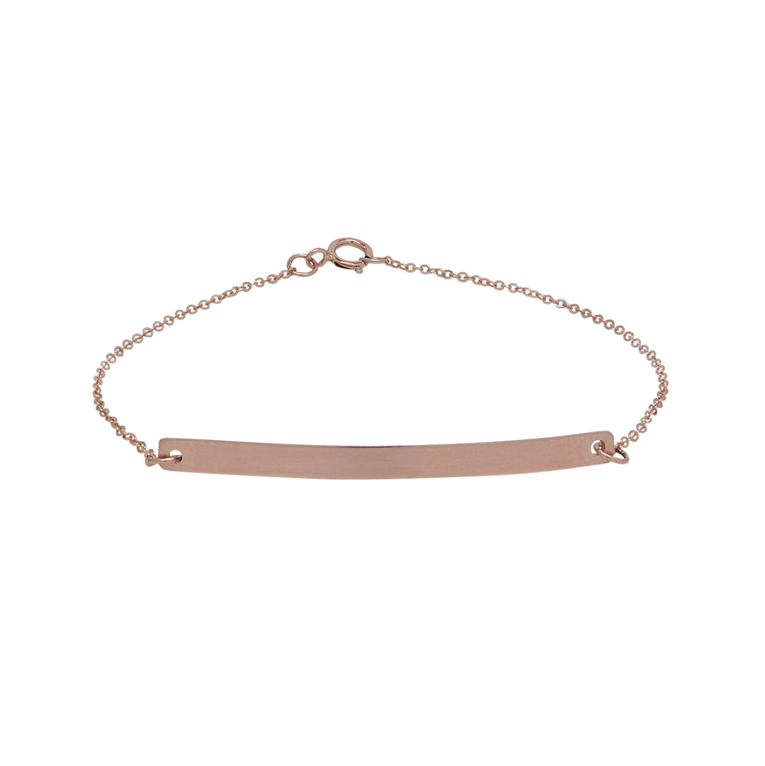 SALE - Long Thin Bar Bracelet - Bracelets - Smooth - Smooth / Rosegold - Azil Boutique