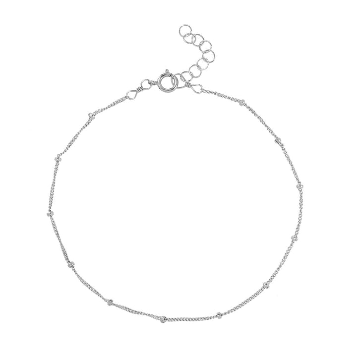 Ball Chain Bracelet - Bracelets - Silver - Silver / 6" - Azil Boutique