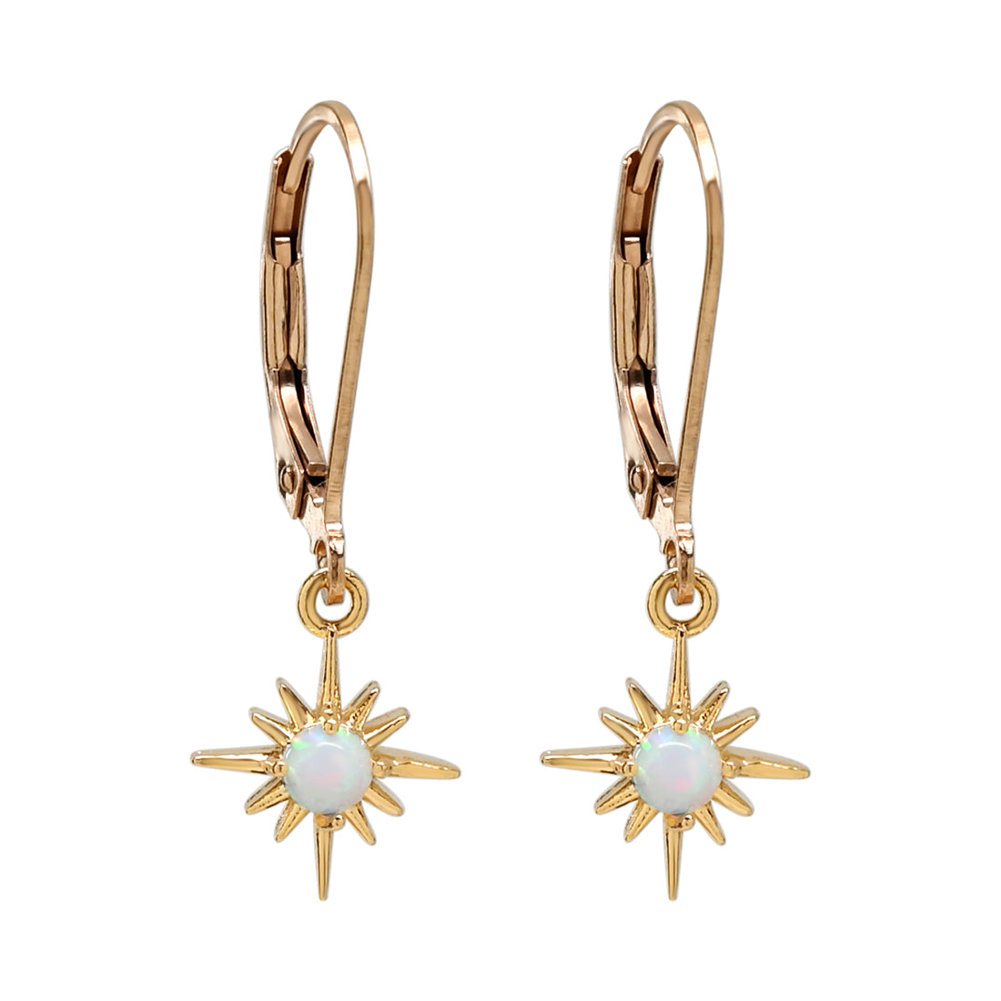 CiNily Opal Drop Earrings for Women Girls 18K White India | Ubuy