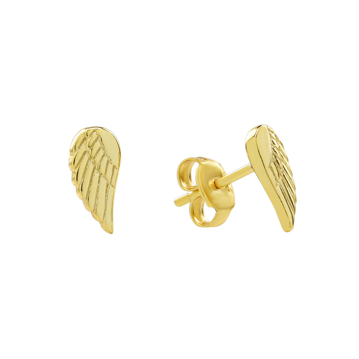 Angel Wing Studs - Earrings -  -  - Azil Boutique