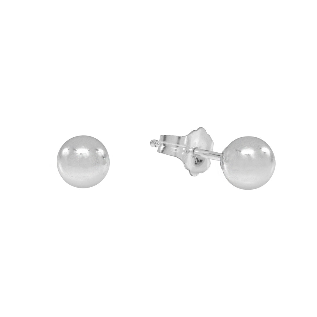 Sphere Studs - Earrings - Silver - Silver / 5mm - Azil Boutique
