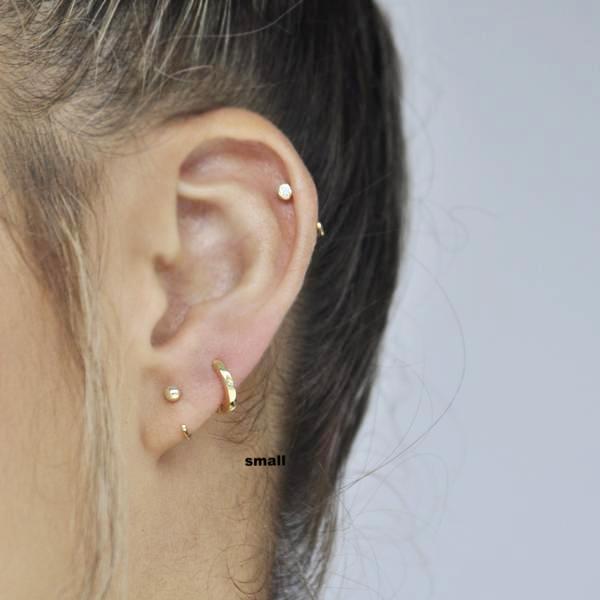 Classic Ear Huggie - Earrings -  -  - Azil Boutique