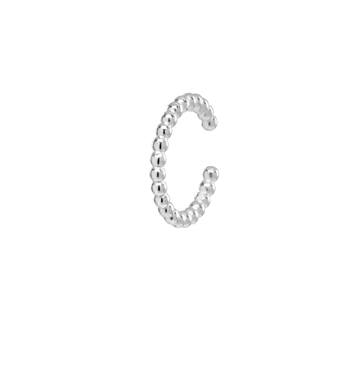 Beaded Middle Ear Cuff - Earrings - Silver - Silver - Azil Boutique