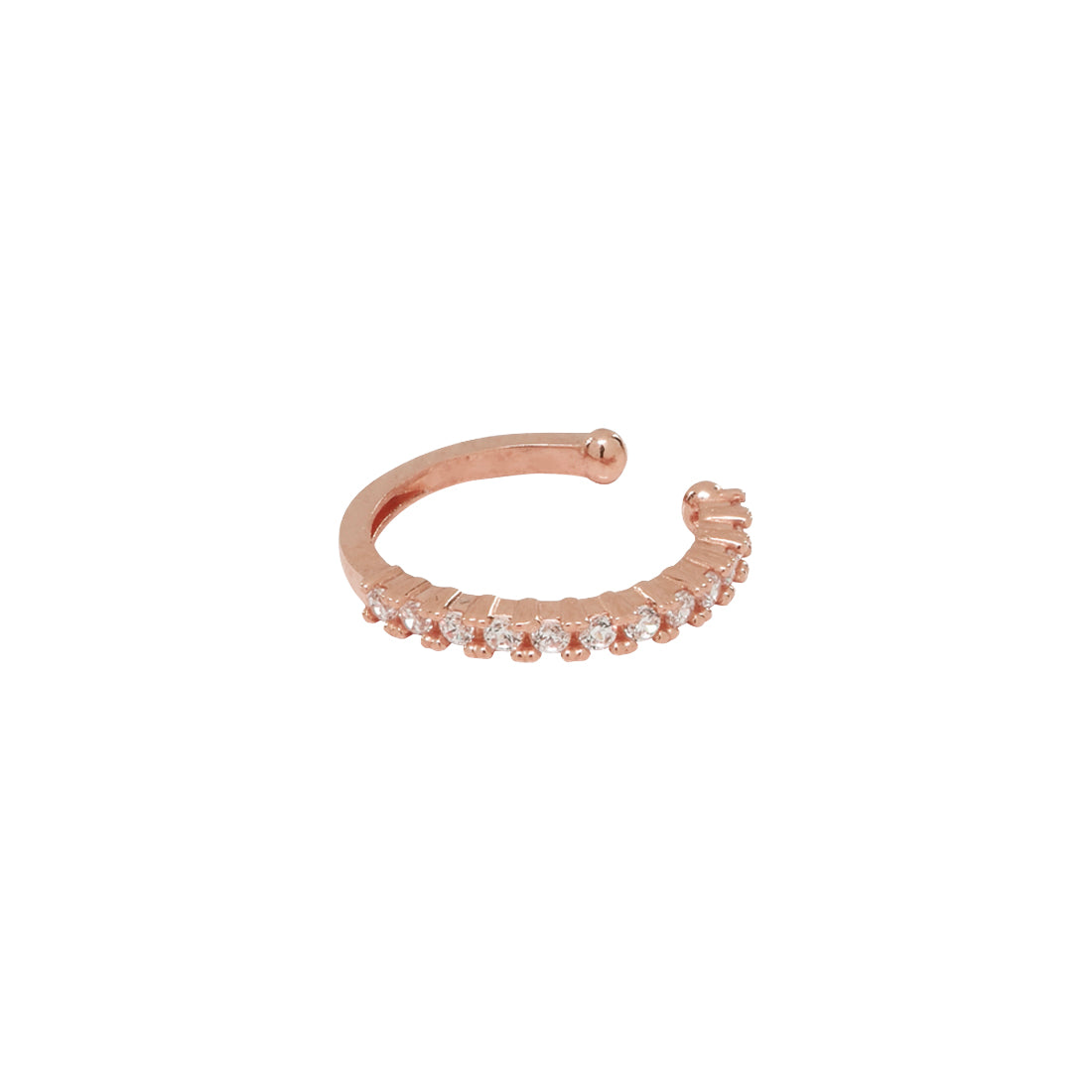CZ Prong Middle Ear Cuff – Azil Boutique