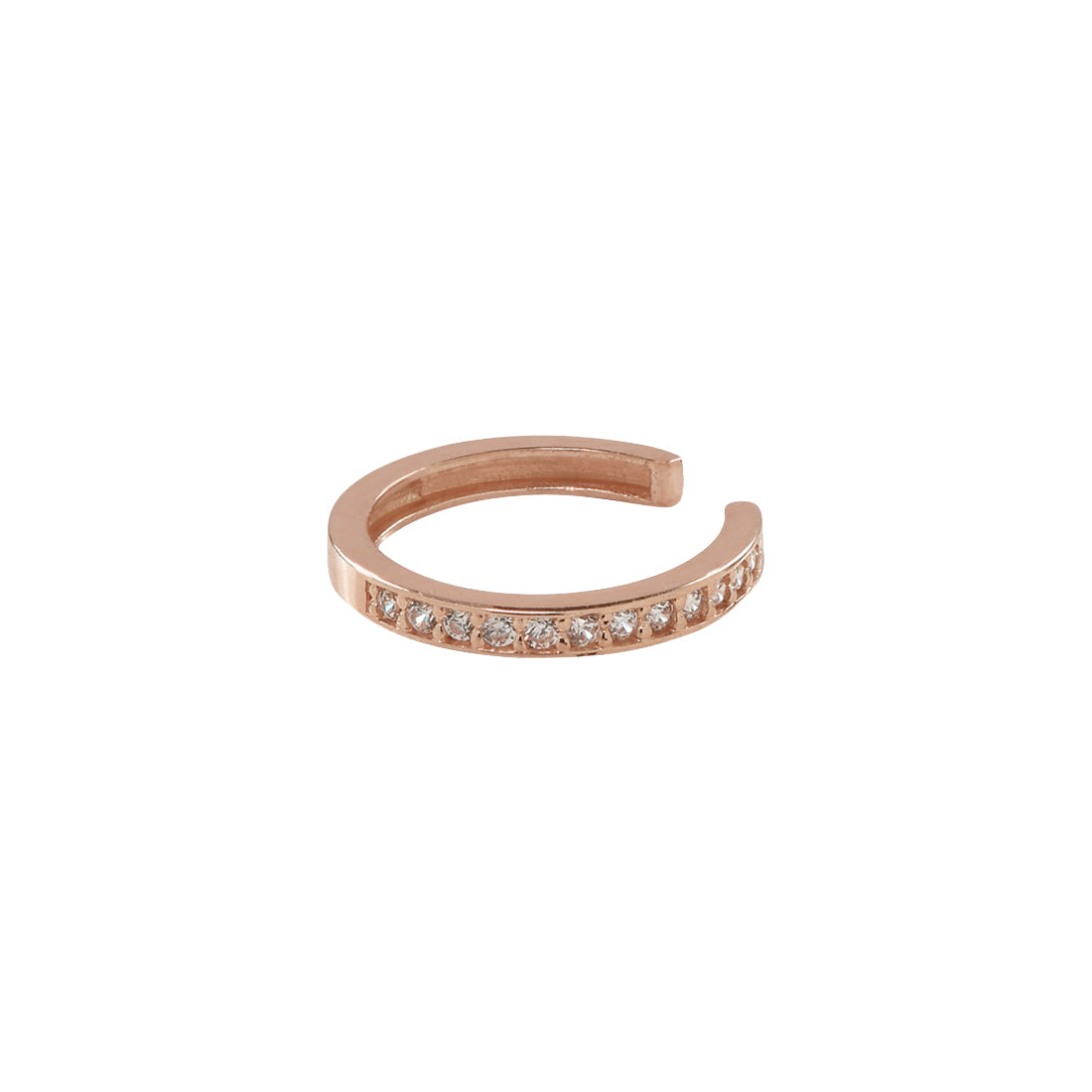 CZ Channel Middle Ear Cuff – Azil Boutique
