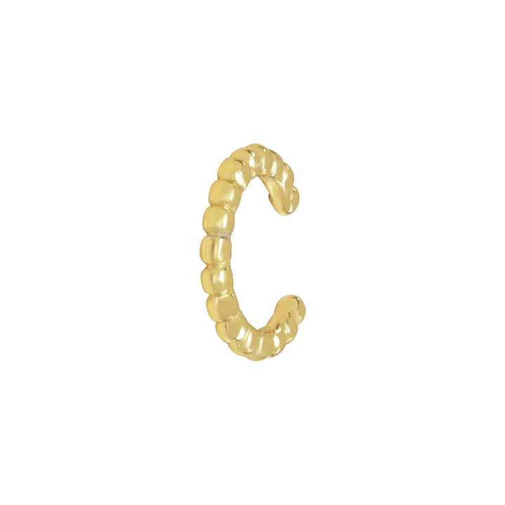 Beaded Ear Cuff - Earrings - Gold - Gold - Azil Boutique