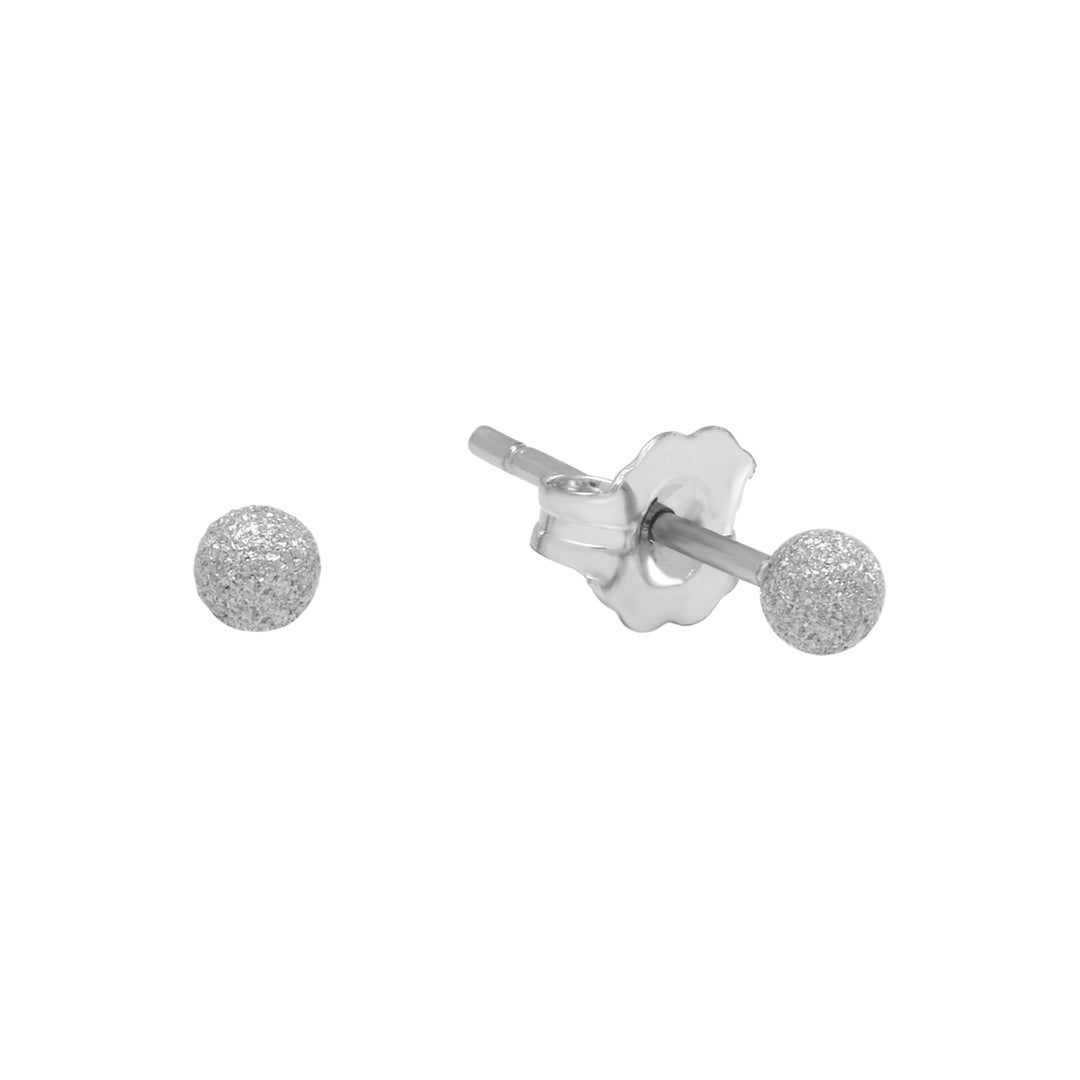 Stardust Sphere Studs - Earrings - Silver - Silver / 3mm - Azil Boutique