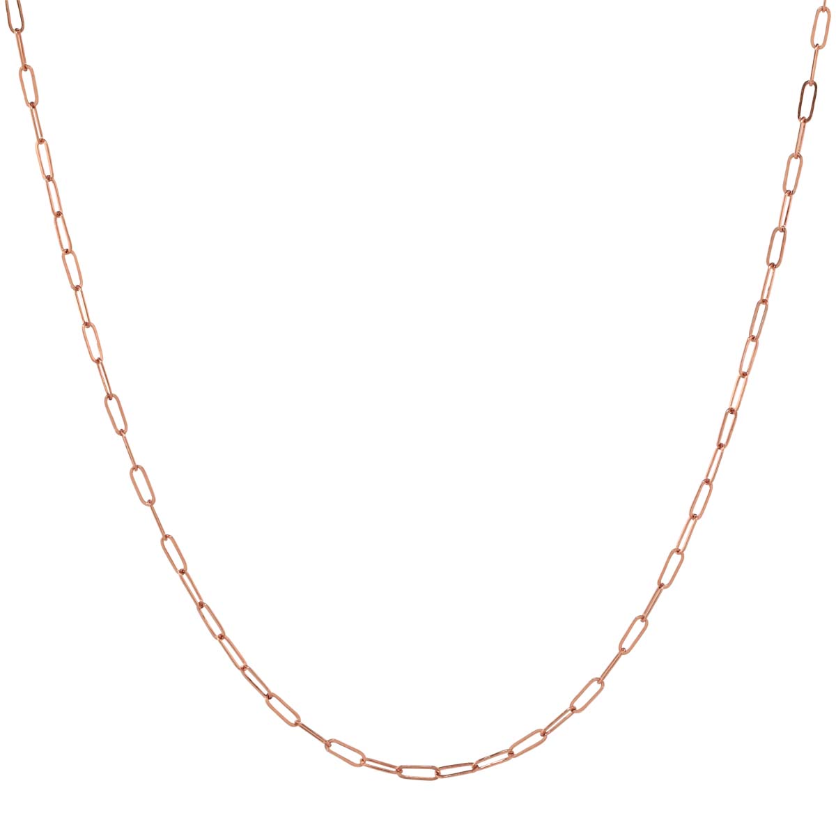 Thin Oval Link Chain Necklace – Azil Boutique
